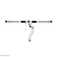 Neomounts Flachbildschirm-Tischhalterung - Klemme /Bolzen - 6 kg - 43,2 cm (17 Zoll) - 61 cm (24 Zoll) - 100 x 100 mm - Weiß