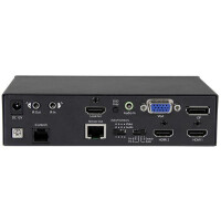 StarTech.com Multi-Input HDBaseT Extender mit eingebautem Switch - DisplayPort - VGA und HDMI over CAT5 oder CAT6 - bis zu 4K - 4096 x 2160 Pixel - AV-Sender & -Empfänger - 70 m - Schwarz