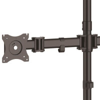 StarTech.com Vierfach-Monitorhalter - Schwenkbar - Freistehend - 8 kg - 33 cm (13 Zoll) - 68,6 cm (27 Zoll) - 100 x 100 mm - Schwarz