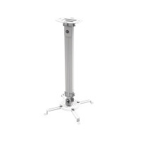 Techly Deckenhalterung f&uuml;r Beamer, ausziehbar, 54-90cm, Silber