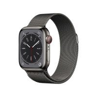 Apple Watch Series 8 GPS+ Cellular 41mm Graphite Stainless Steel Case with
