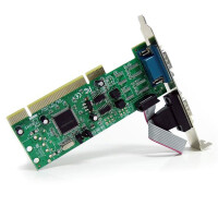 StarTech.com 2 Port Serielle RS422/485 PCI Schnittstellenkarte mit 161050 UART - PCI/PCI-X - Seriell - RS-422,RS-485 - CE - FCC - SystemBase -SB16C1052PCI - 128 Kbit/s