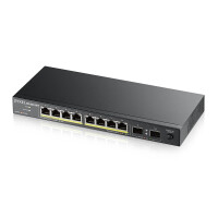 ZyXEL Switch 10x GE GS1100-10HP v2 PoE+ - Switch