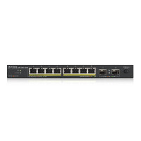 ZyXEL Switch 10x GE GS1100-10HP v2 PoE+ - Switch