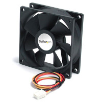 StarTech.com 60mm Geh&auml;usel&uuml;fter - L&uuml;fter f&uuml;r PC Geh&auml;use mit 3-pin Molex Stecker - Computergeh&auml;use - Ventilator - 6 cm - 4500 RPM - 28 dB - 21,46 cfm