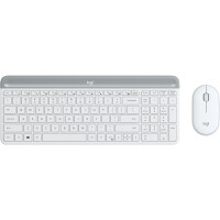 Logitech Slim Wireless Combo MK470 - Standard - RF Wireless - QWERTZ - Weiß - Maus enthalten