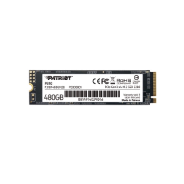 PATRIOT P310P480GM28P310, 480GB M.2 2280 RETAIL, 480GB