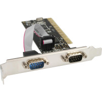 InLine Schnittstellenkarte - 2x 9pol seriell - PCI