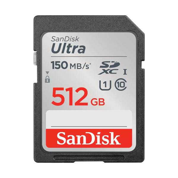 SanDisk Ultra 512GB SDXC 150MB/s - Extended Capacity SD (SDXC)