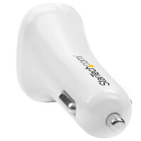 StarTech.com Dual Port USB Car Charger - 24W/4.8A - Netzteil