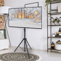 Techly TV LED LCD Stativ mit Dreibein Fuß...