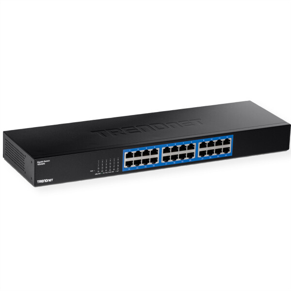 TRENDnet TEG-S25 24 Port Gigabit Switch Rack Mount - Switch - 1 Gbps