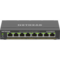 Netgear GS308EPP - Managed - L2/L3 - Gigabit Ethernet (10/100/1000) - Vollduplex - Power over Ethernet (PoE)