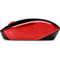 HP 200 - Beidhändig - Optisch - RF Wireless - 1000 DPI - Schwarz - Rot