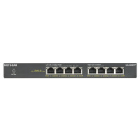 Netgear GS308PP - Unmanaged - Gigabit Ethernet (10/100/1000) - Vollduplex - Power over Ethernet (PoE) - Wandmontage