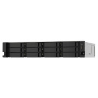 QNAP TS-1273AU-RP-8G - NAS - Rack (2U) - Ryzen Embedded - V1500B - Schwarz - Grau