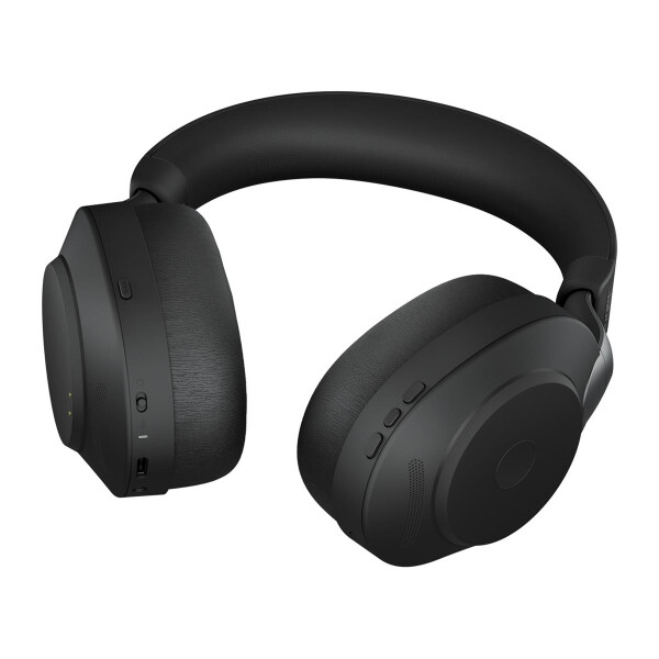 Jabra Evolve2 85 - UC Stereo - Kopfhörer - Kopfband - Büro/Callcenter - Schwarz - Binaural - Bluetooth-Pairing - Abspielen/Pause - Track < - Ortung > - Lautstärke + - Lautsärke -