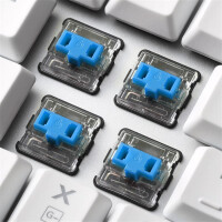 Sharkoon PureWriter wh TKL Kailh Blue US RGB - Low Profile Choc