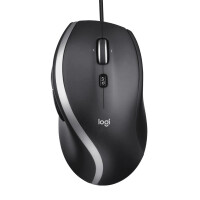 Logitech M500s - rechts - Optisch - USB Typ-A - 4 DPI - Schwarz - Silber