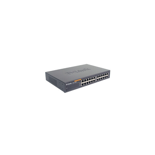 D-Link DES 1024D - Switch - Glasfaser (LWL) 0,1 Gbps - 24-Port 1 HE - Rack-Modul