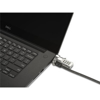 Kensington Universal 3-in-1 Combination Laptop Lock - Resettable - Sicherheitskabelschloss - 1