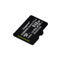 Kingston Canvas Select Plus - 512 GB - MicroSDXC - Klasse 10 - UHS-I - 100 MB/s - 85 MB/s