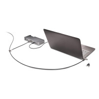 Kensington MicroSaver® 2.0 Twin-Notebookschloss - Kensington - Schlüssel - Karbonstahl - Schwarz