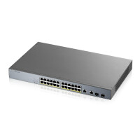 ZyXEL GS1350-26HP-EU0101F - Managed - L2 - Gigabit Ethernet (10/100/1000) - Power over Ethernet (PoE) - Rack-Einbau