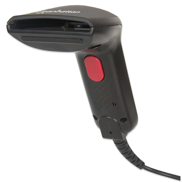 Manhattan CCD Kontakt-Barcodescanner - 60 mm Scanbreite - USB - Tragbares Barcodelesegerät - 1D - CCD - Codabar,Code 11,Code 128,Code 39,Code 93,JAN,MSI,U.P.C. - 6 cm - 100 Auslesungen/Sekunde