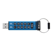 Kingston USB-Stick 64GB IronKey Keypad 200 AES-256 retail - USB-Stick