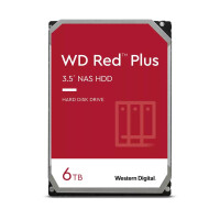 WD Red Plus 6TB SATA 6Gb/s 8.9cm 3.5Zoll 258MB cache internal Bulk - Festplatte - Serial ATA
