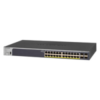 Netgear GS728TPP - Managed - L2/L3/L4 - Gigabit Ethernet (10/100/1000) - Power over Ethernet (PoE) - Rack-Einbau - 1U