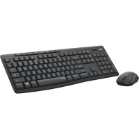 Logitech MK295 - Standard - RF Wireless - QWERTY - Schwarz - Maus enthalten