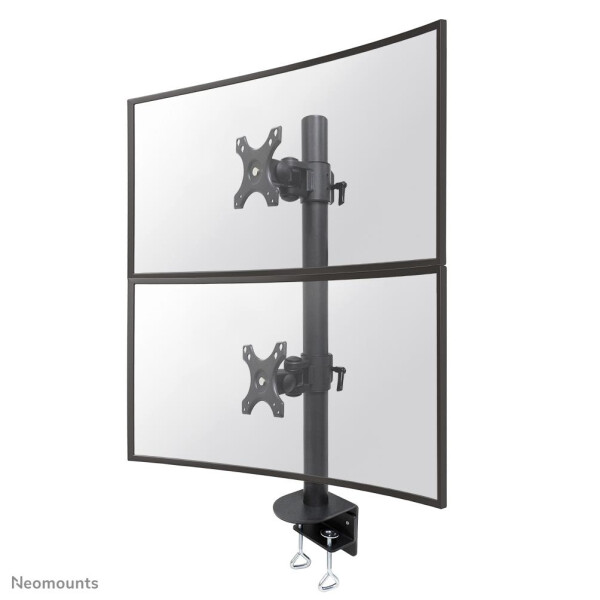 Neomounts by Newstar Tischhalterung Für Curved Monitore - Klemme - 15 kg - 43,2 cm (17 Zoll) - 124,5 cm (49 Zoll) - 100 x 100 mm - Schwarz