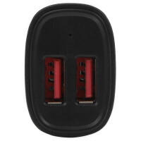 StarTech.com Dual Port USB KFZ Ladeger&auml;t - 24W/4.8 - Schwarz - Auto - Zigarettenanz&uuml;nder - 5 V - Schwarz