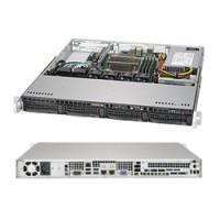 Supermicro CSE-813MFTQC-350CB - Rack - Server - Schwarz -...