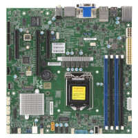 Supermicro X11SCZ-F - Intel - LGA 1151 (Socket H4) - Intel&reg; Celeron&reg; - Intel&reg; Core&trade; i3 - Intel&reg; Pentium&reg; - Intel&reg; Xeon&reg; - DDR4-SDRAM - 64 GB - DIMM