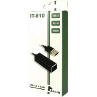 Inter-Tech ARGUS IT-810 - Schwarz - Realtek RTL8153 - 25 mm - 240 mm - 17 mm - 30 g
