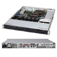 Supermicro CSE-815TQC-605CB - Rack - Server - Schwarz -...