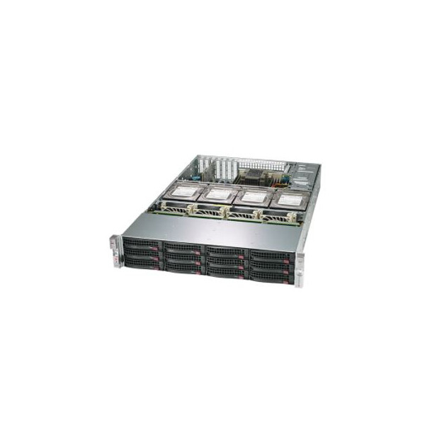 Supermicro Barebone SuperServer SSG-620P-ACR16H Black - Barebone - SATA