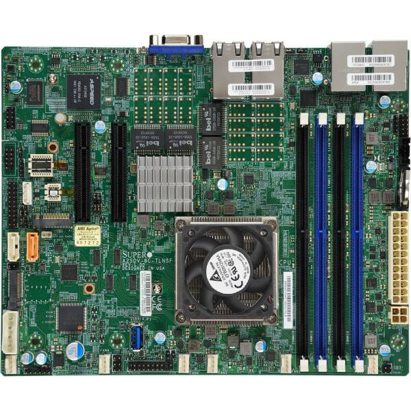 Supermicro A2SDV-12C+-TLN5F - Intel - Intel Atom® - C3858 - DDR4-SDRAM - 256 GB - DIMM