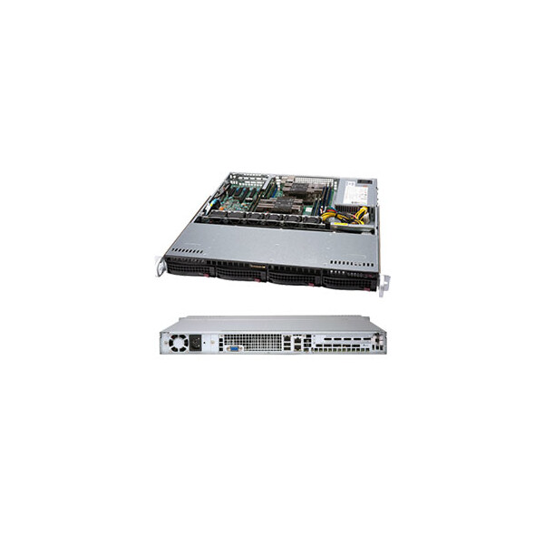 Supermicro SuperChassis 813MF2TQC-505CB - Rack - Server - Schwarz - 1U - 500 W - 100 - 240 V