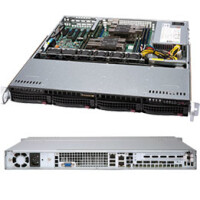 Supermicro SuperChassis 813MF2TQC-505CB - Rack - Server - Schwarz - 1U - 500 W - 100 - 240 V