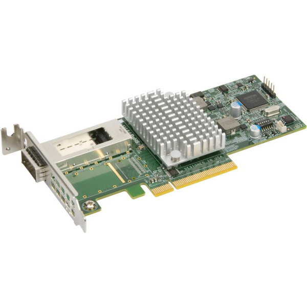 Supermicro AOC-S40G-I1Q-O - Eingebaut - Verkabelt - PCI Express - Faser - 40000 Mbit/s