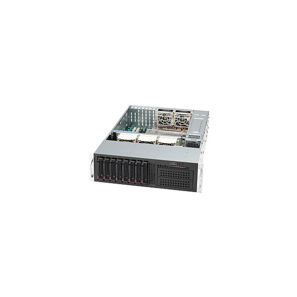 Supermicro Server Geh 3U/2x920W/8x3.5" 835TQ-R921B - Gehäuse - ATX