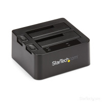 StarTech.com "USB 3.1 (10 Gbit/s) Duplizierer Dockingstation für 2,5"" & 3,5"" SATA SSD/HDD Laufwerke - Clone / Kopierstation bis zu 28GB/min " - Festplattenduplikator