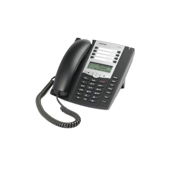 Mitel MiVoice 6730 - Analoges Telefon - Kabelgebundenes Mobilteil - Anrufer-Identifikation - Schwarz