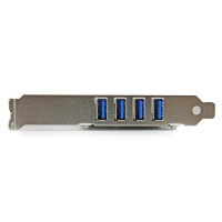 StarTech.com 4 Port PCI Express USB 3.0 SuperSpeed Schnittstellenkarte mit UASP - SATA intern - PCIe - USB 3.2 Gen 1 (3.1 Gen 1) - PCIe 2.0 - CE - FCC - NEC uPD720201 - 5 Gbit/s