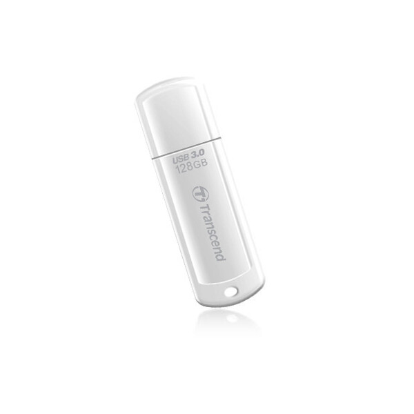 Transcend JetFlash TS128GJF730 - 128 GB - USB Typ-A - 3.2 Gen 1 (3.1 Gen 1) - Kappe - 8,5 g - Weiß