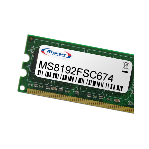 Memorysolution 8GB Fujitsu Primergy RX1330 M2, TX1330 M2
